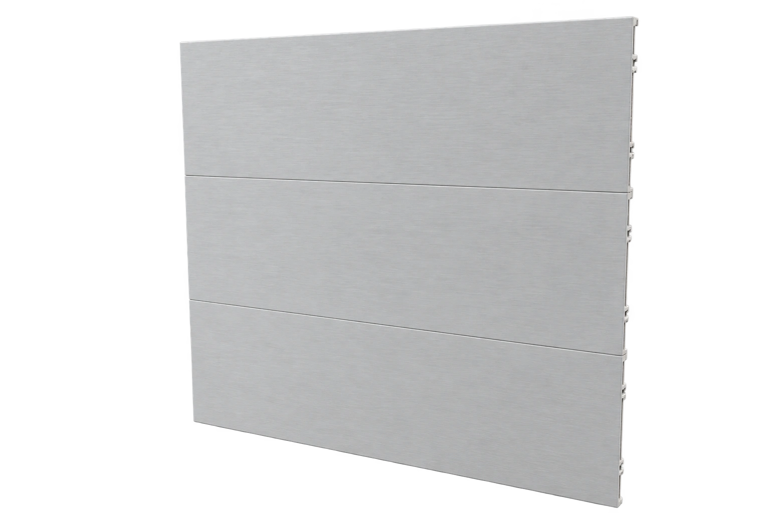 GRP sign-board paneling profile — Panel of three profiles — flat front face, where the reflective sheeting is bonded
